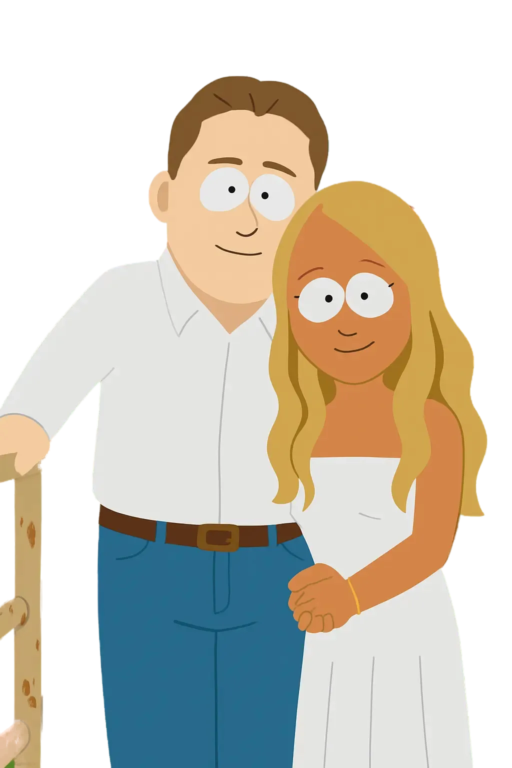 South Park stílusú falikép